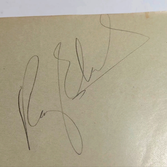 Autograph Ray Eberle Vocalist with Glenn Miller & The Modernaires 1938- 1942 - Picture 1 of 1